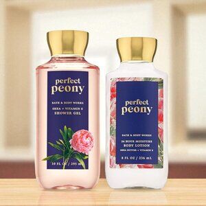 🆕Bath & Body Works Perfect Peony Bundle/Lot